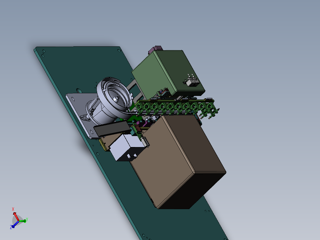 USB3.1-移位机构3D数模图纸+Solidworks设计