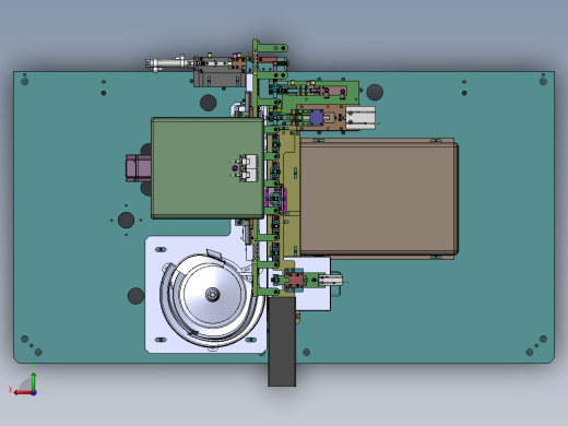 USB3.1-移位机构3D数模图纸+Solidworks设计后视缩略图