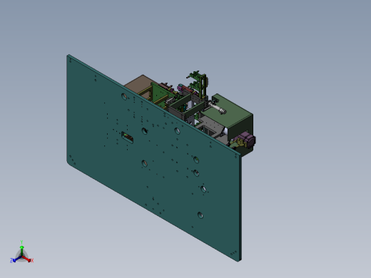 USB3.1-移位机构3D数模图纸+Solidworks设计正等轴测缩略图