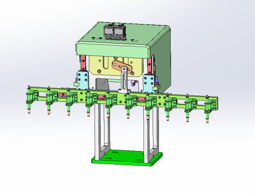 USB3.1-移位机构3D数模图纸+Solidworks设计缩略图