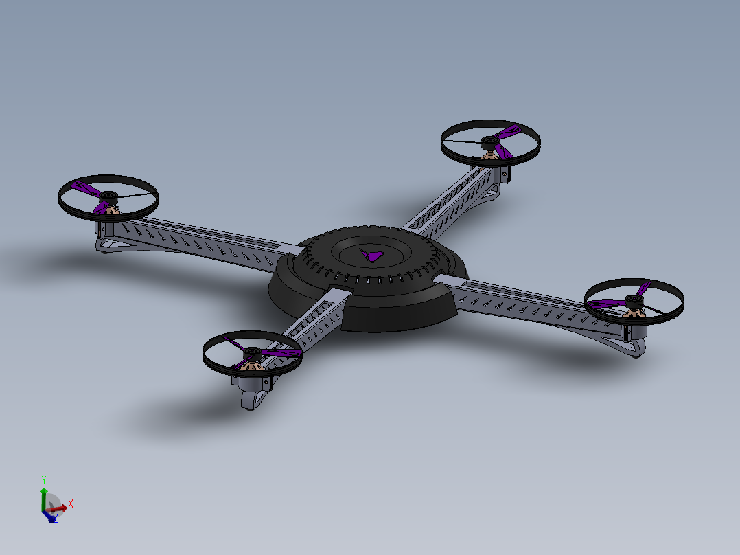 防撞四旋翼无人机 s-721