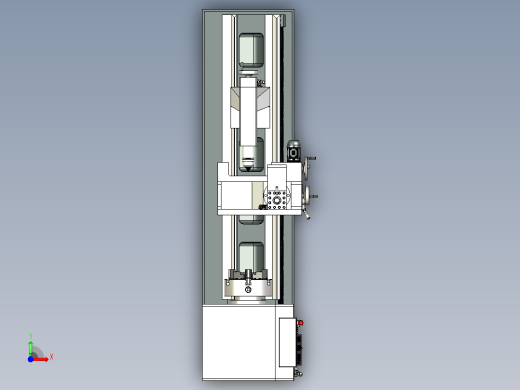 Tormo HD车床模型3D图纸前视缩略图