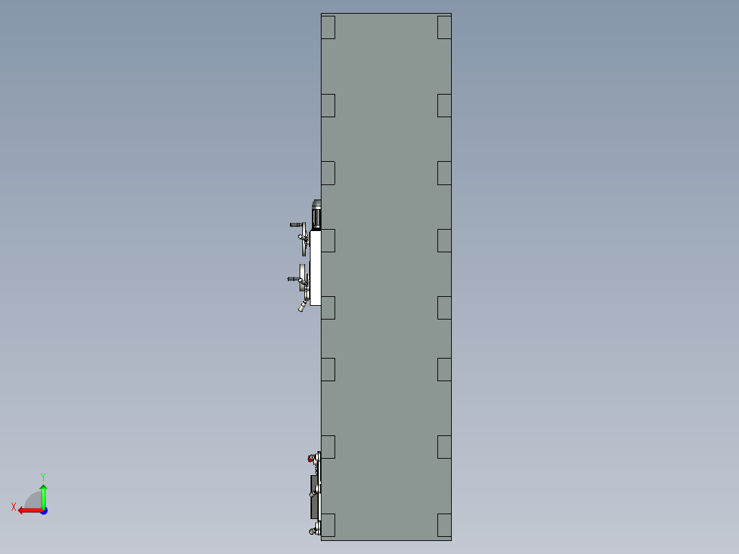 Tormo HD车床模型3D图纸后视图