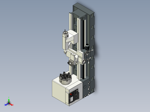 Tormo HD车床模型3D图纸正等轴测缩略图