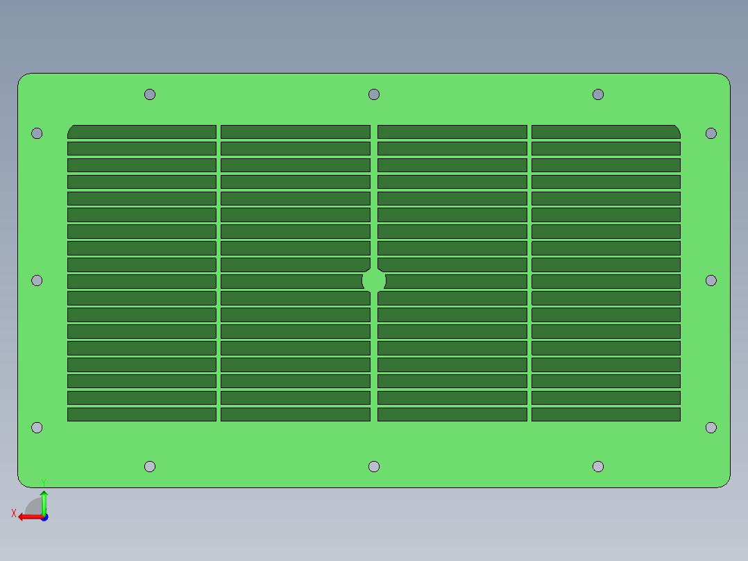 适用于席勒（Schiller）生长帐篷和其他帐篷的遮光板。后视图