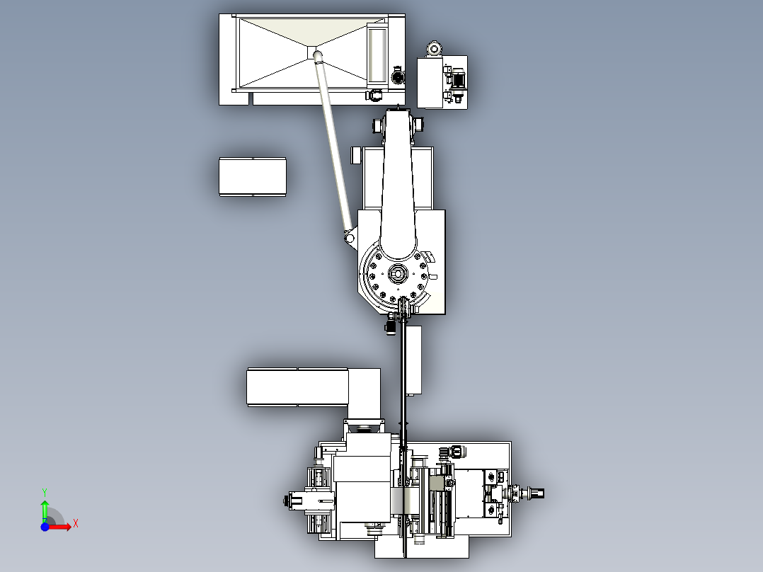 圆柱磨削及端面加工设备前视图