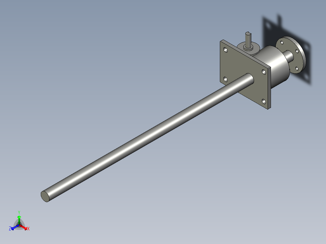 25T正方向600-丝杆升降机-涂油