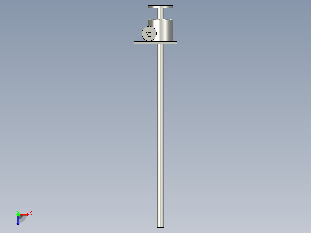 25T正方向600-丝杆升降机-涂油俯视图