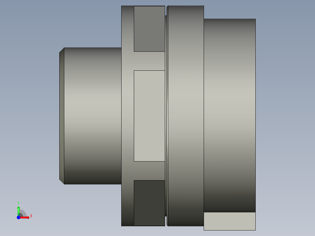 TNRC-G36B直角接头旋转ZB前视图