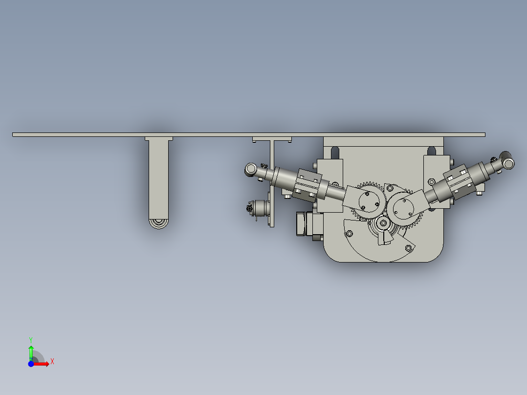 金属螺旋波纹管的制造设备前视图