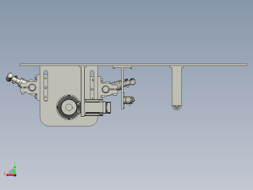 金属螺旋波纹管的制造设备后视图