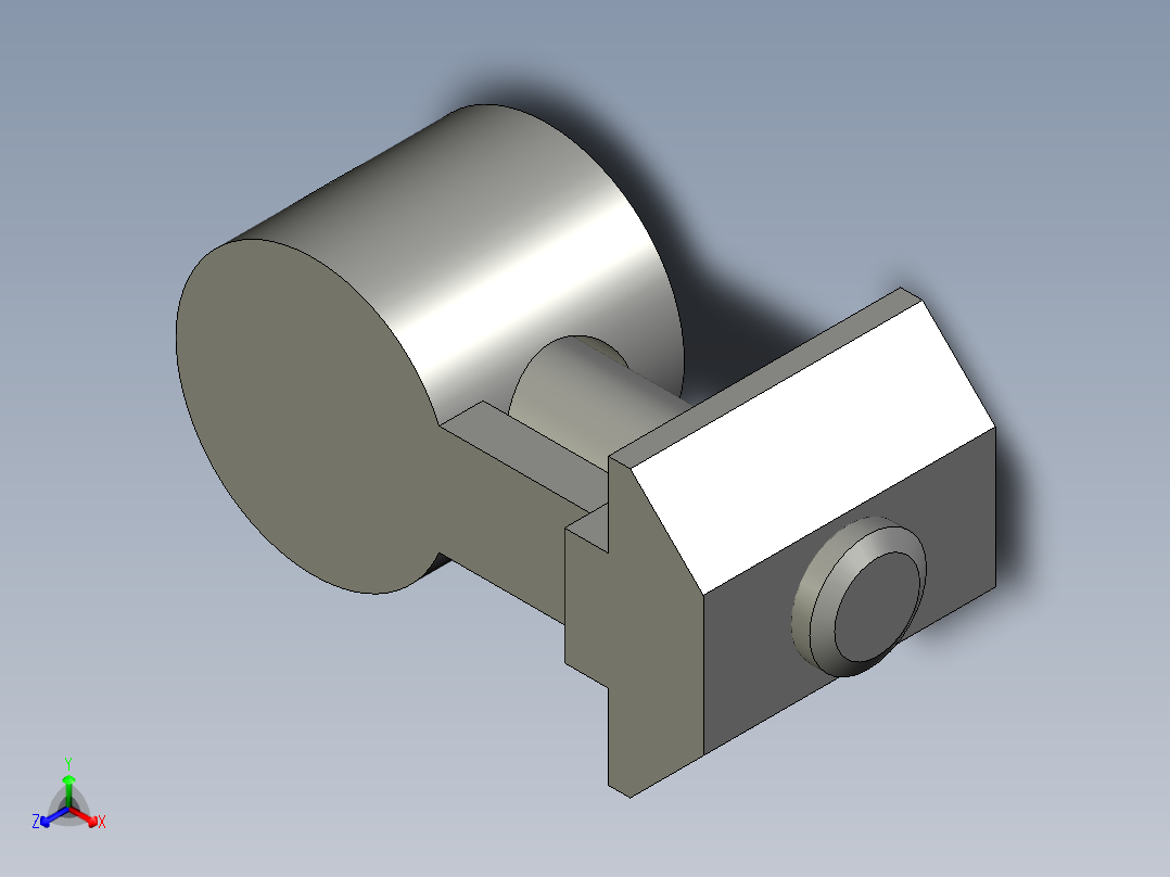40型材-内置连接件+螺钉-LXYC-BOSS借用-R20主视图