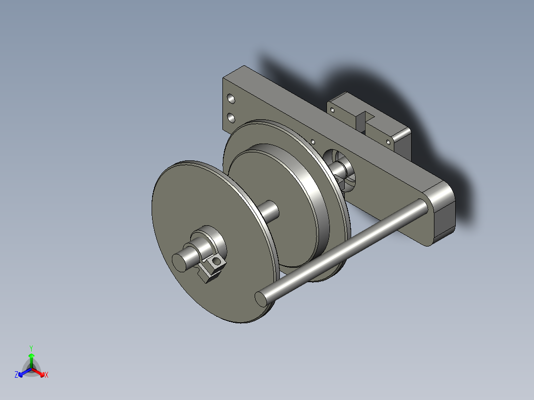 粘尘2正等轴测图