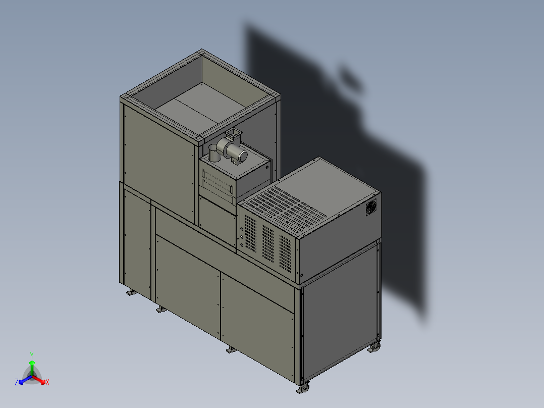 搅拌叶片及具有其的厨余垃圾处理器正等轴测图