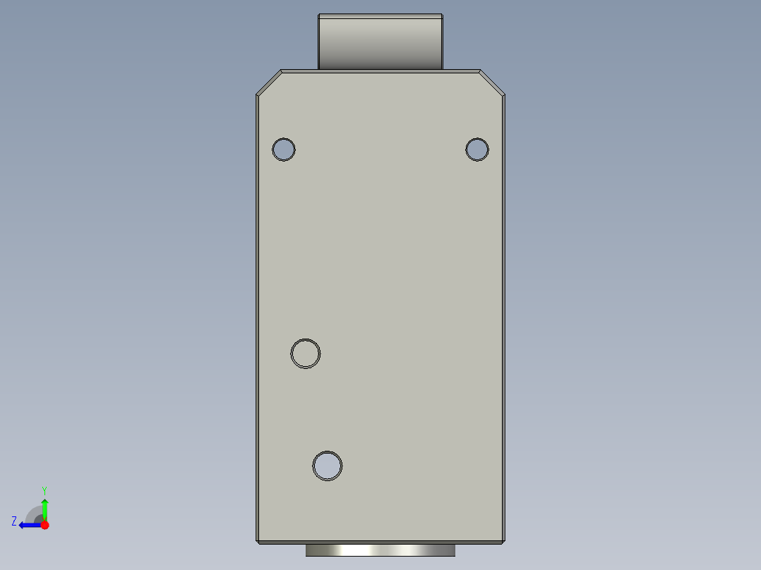 气动挡停器-0518右视图