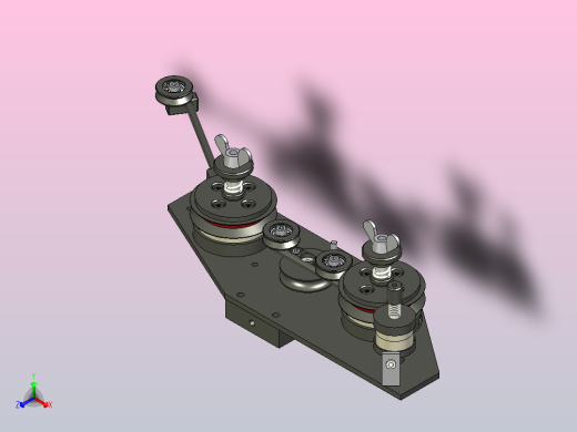 缠绕机 绕线机winding-coil-tensor-1832-模型格式为 stp sat igs