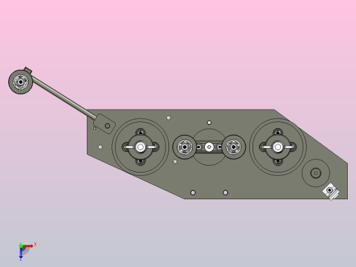 缠绕机 绕线机winding-coil-tensor-1832-模型格式为 stp sat igs俯视缩略图