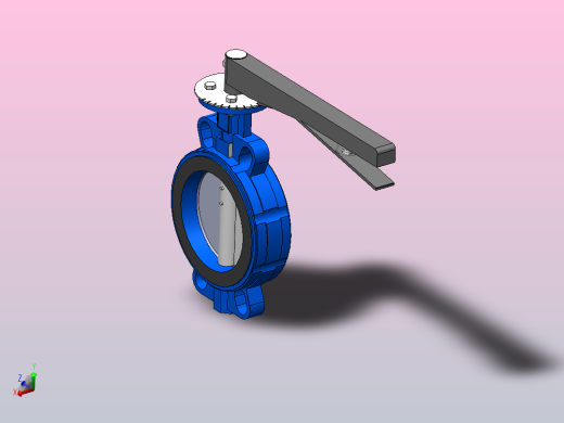对夹式手动蝶阀DN125