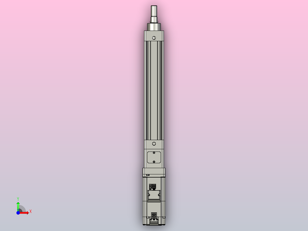 轻载电动缸TPA-ESR40-1210C-L150-M-W-P40-C3前视图
