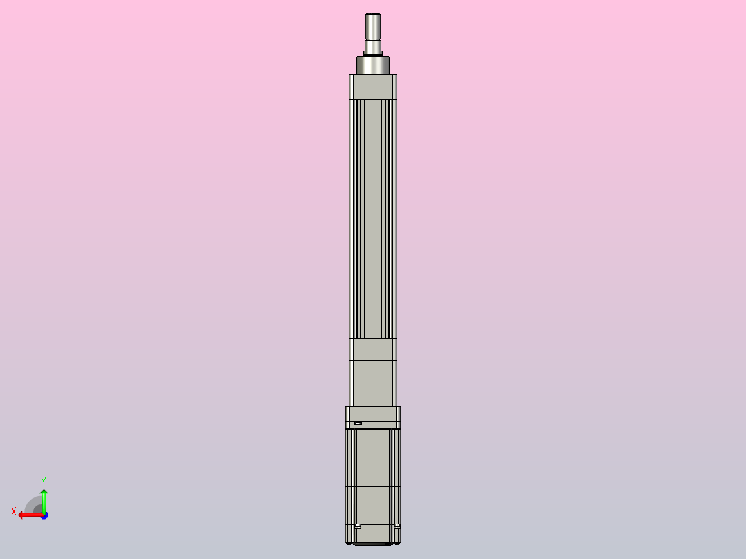 轻载电动缸TPA-ESR40-1210C-L150-M-W-P40-C3后视图