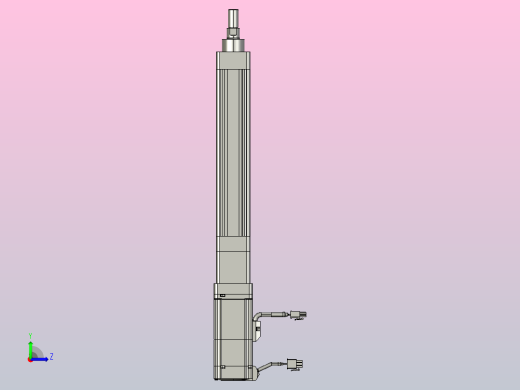 轻载电动缸TPA-ESR40-1210C-L150-M-W-P40-C3左视缩略图