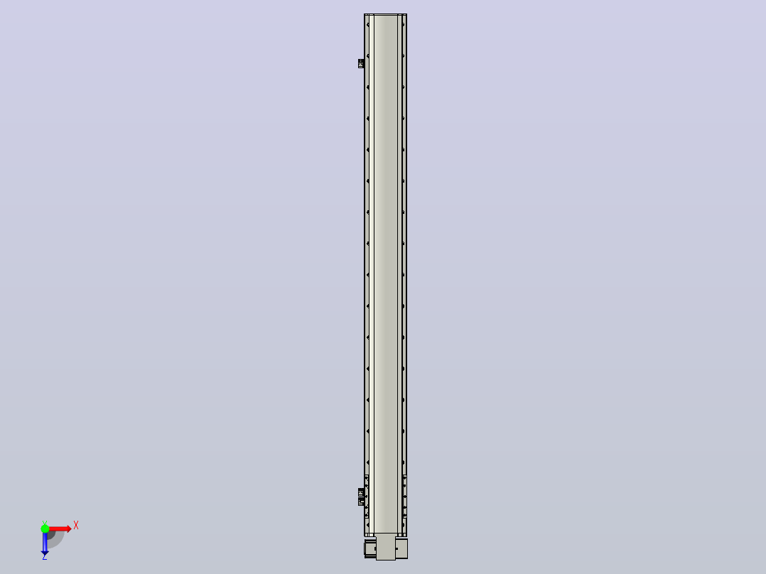 MT136BT半封闭皮带滑台[MT136BT.L100.1400.RD.M40.C3]俯视图