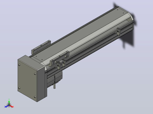 SYS12-250-BM-200W滚珠花健、支撑座、滚珠丝杠、交叉导轨、直线模组.STEP