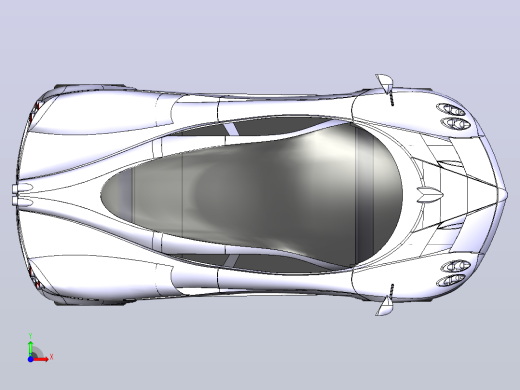 37-帕加尼 huayra catia stp前视缩略图