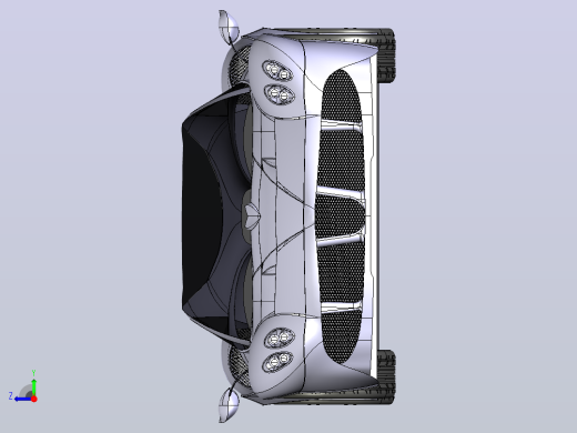 37-帕加尼 huayra catia stp右视缩略图