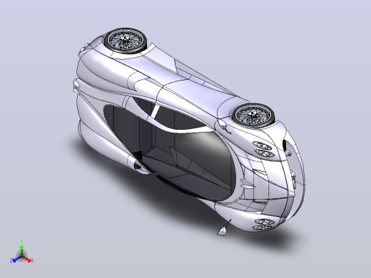 37-帕加尼 huayra catia stp正等轴测缩略图