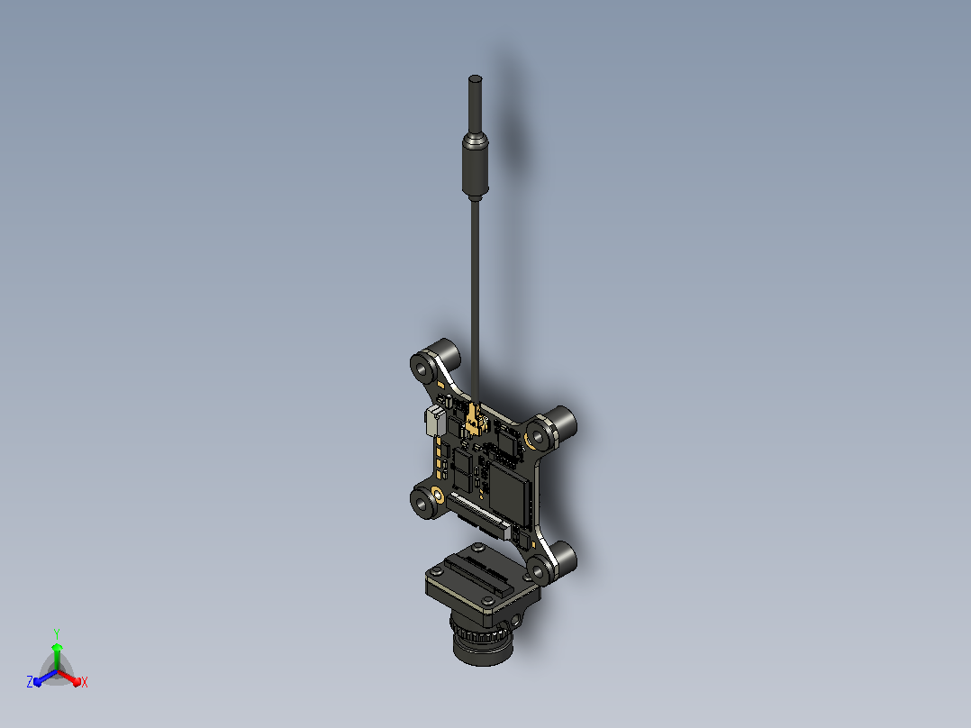 Caddx Ascent Lite VTX正等轴测图