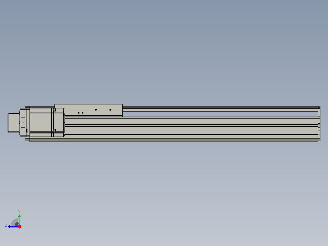 MT136BS半封闭丝杆滑台[MT136BS.L#.350.BL.P40.C3]右视图