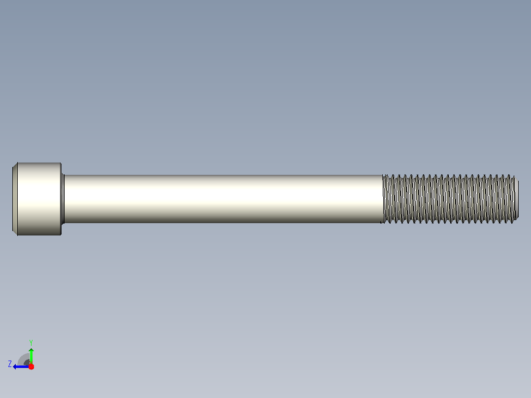 DIN_EN_ISO_4762_M16x150.ipt内六角螺钉右视图