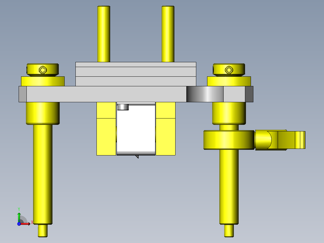 薄片切割测试夹具前视图