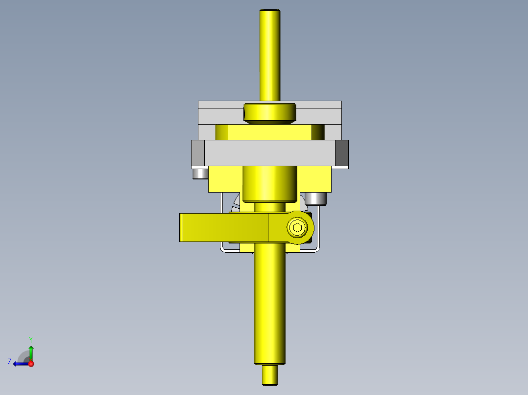 薄片切割测试夹具右视图