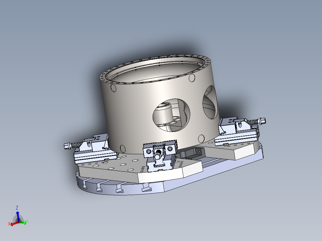 涡轮壳体的制造工装