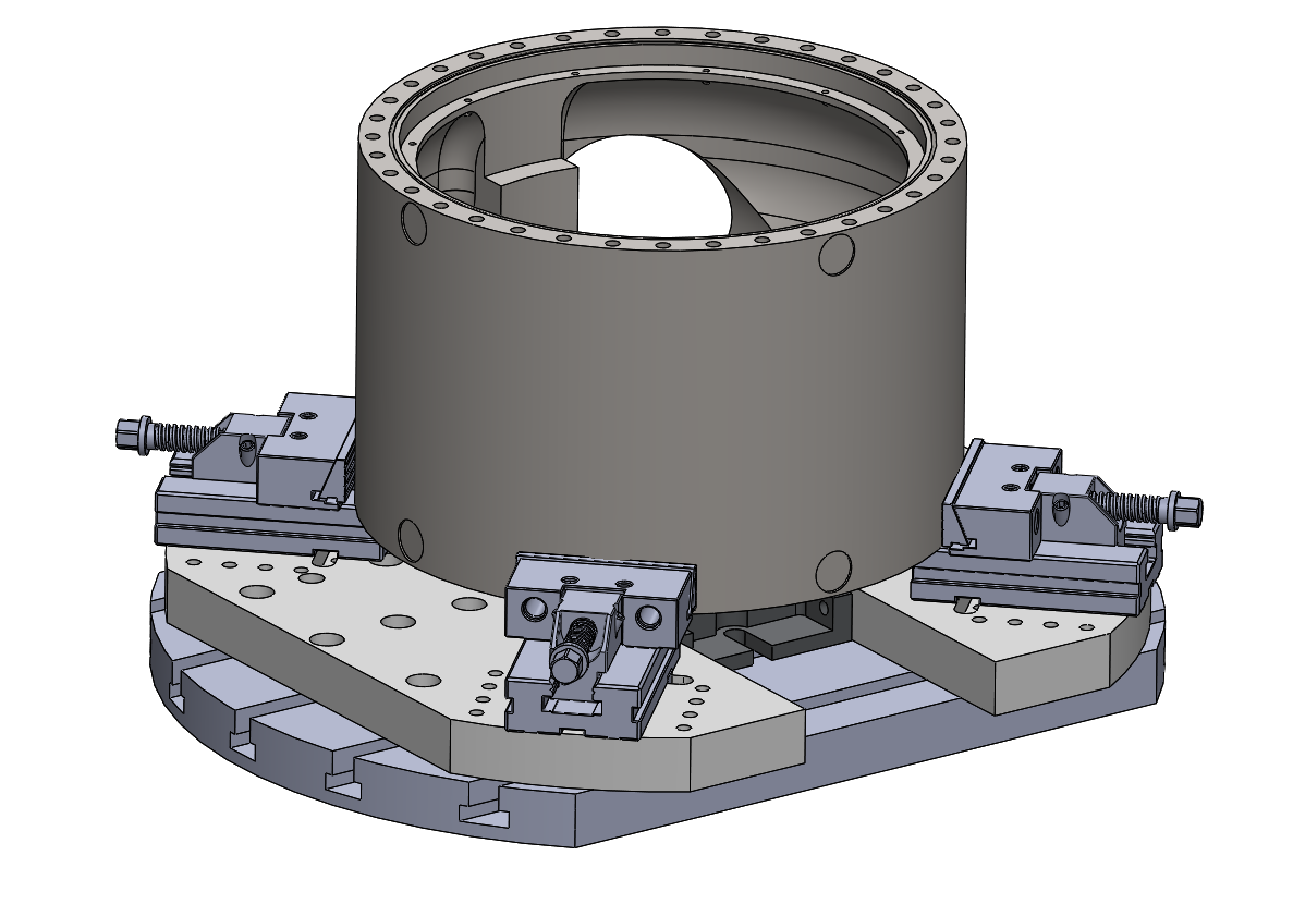 涡轮壳体的制造工装