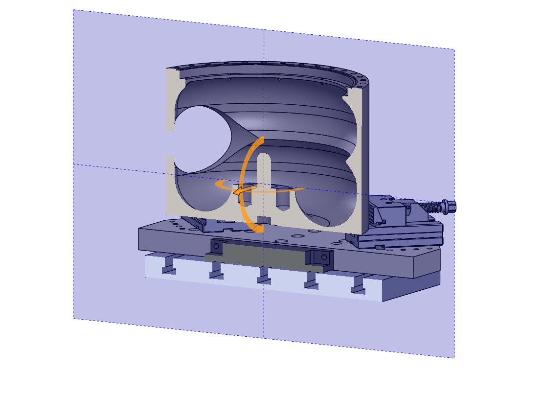 涡轮壳体的制造工装