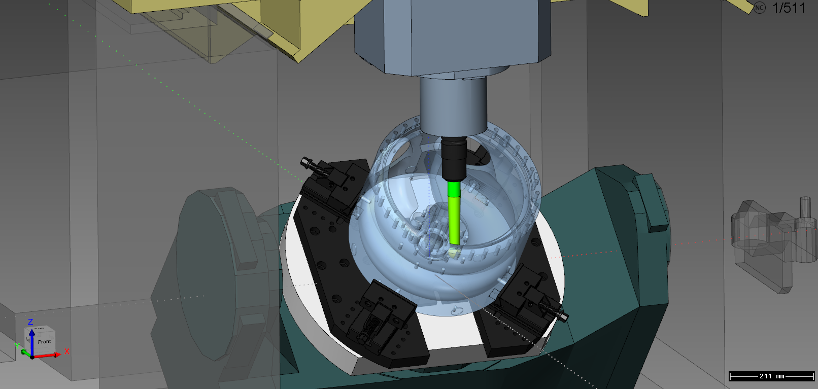 涡轮壳体的制造工装