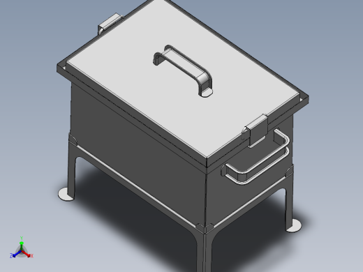 烤炉、烤肉炉（SW2011含所有特征，钣金件