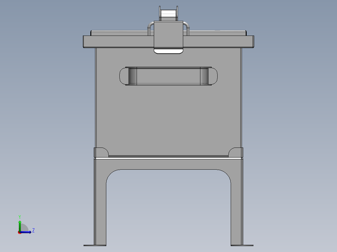 烤炉、烤肉炉（SW2011含所有特征，钣金件左视图