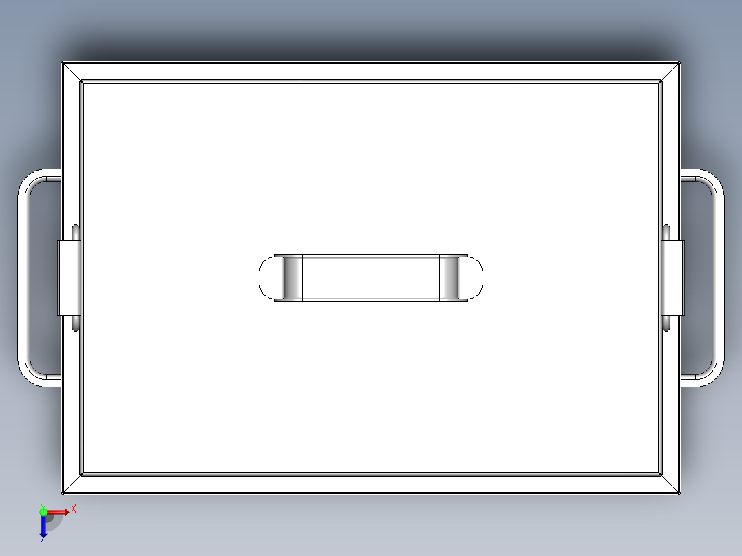 烤炉、烤肉炉（SW2011含所有特征，钣金件俯视图