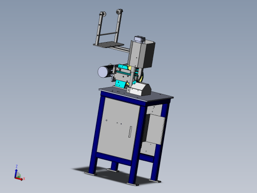 半自动U型上止焊接机（sw16可编辑+工程图）