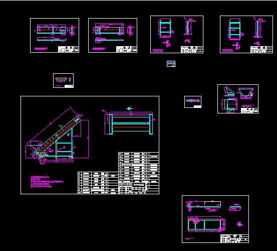 皮带传送系统图纸