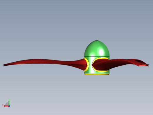 solidworks 转子风扇直升机后视缩略图