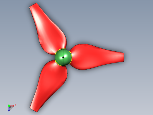 solidworks 转子风扇直升机俯视缩略图