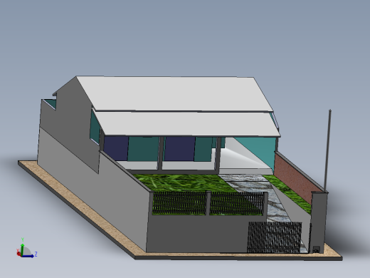 简单带院小房（SW2015