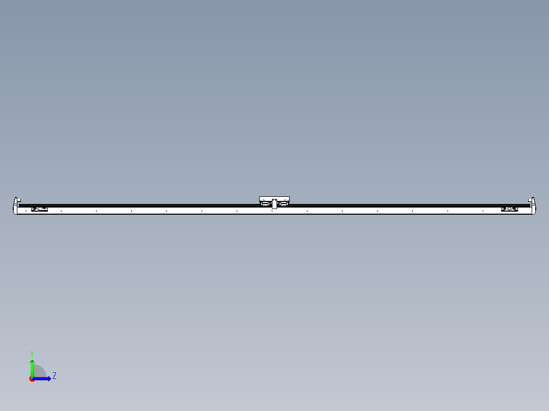德康威尔直线电机2米左视图
