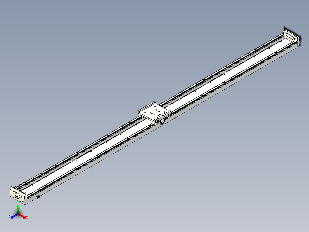 德康威尔直线电机2米正等轴测图
