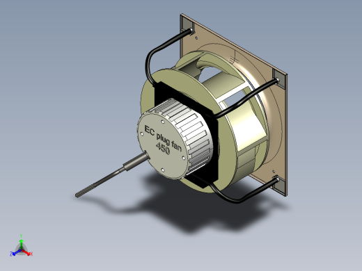 EC插头风扇450风机